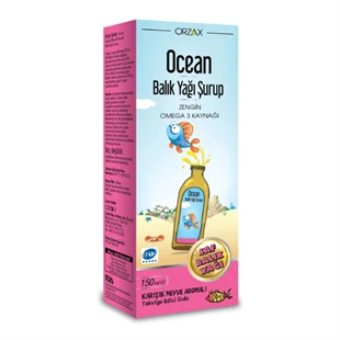 Ocean Tutti Frutti Karışık Meyve Aromalı Balık Yağı Şurup 150 ml ürün görseli 1