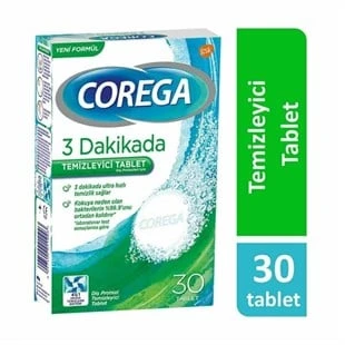 Corega 3 Dakikada Temizleyici 30 Tablet ürün görseli 1