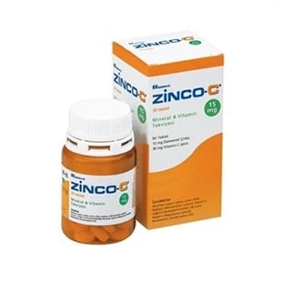 Zinco C 15 mg 30 Tablet ürün görseli 1