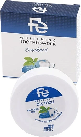 Fe Beyazlatıcı Diş Tozu Smokers Naneli 50 gr ürün görseli 1
