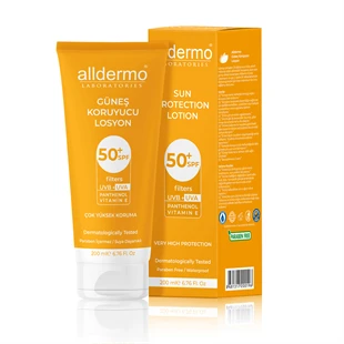 Alldermo SPF50 Güneş Koruyucu Losyon 200 ml ürün görseli 1