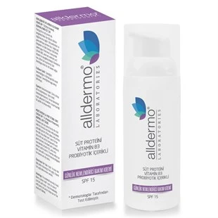 Alldermo Günlük Nemlendirici Bakım Kremi SPF15 50 ml ürün görseli 1