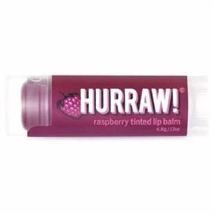 Hurraw Tinted Lip Balm Raspberry Ahududu ürün görseli 1