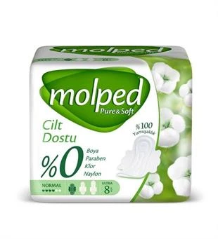 Molped Pure & Soft Tekli Normal 8'li ürün görseli 1