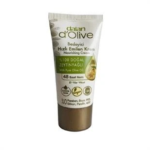 Dalan Dolive Krem Mini Zeytinyağlı Hızlı Emilen Tüp 20 ml ürün görseli 1