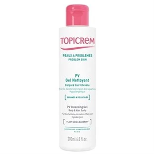 Topicrem PV Cleansing Gel Body & Hair Scalp 200 ml - Vücut ve Saç Derisi ürün görseli 1