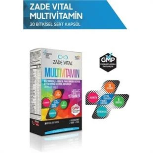 Zade Vital Multivitamin 30 Kapsül ürün görseli 1