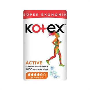 Kotex Active Normal 22'li ürün görseli 1