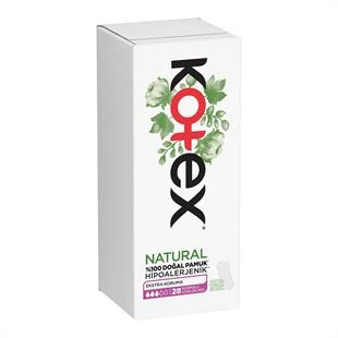 Kotex Günlük Ped Natural Normal 32'li ürün görseli 1