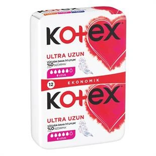 Kotex Ultra Uzun Kanatlı 12'li ürün görseli 1