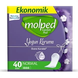 Molped Günlük Yoğun Koruma Normal Eko 40'lı ürün görseli 1