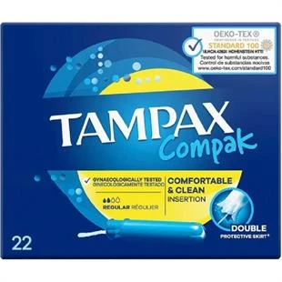 Tampax Compak Tampon Normal 22'li ürün görseli 1