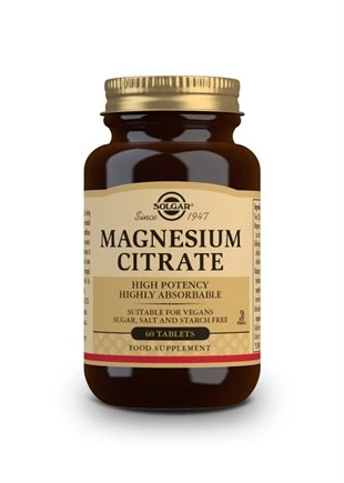 Solgar Magnesium Citrate 200 Mg 60 Tablet ürün görseli 1