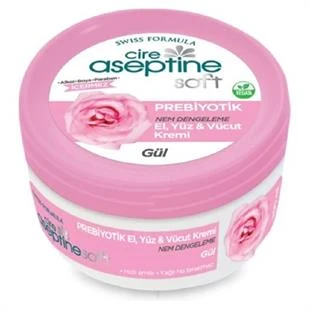 Cire Aseptine Soft Gül Prebiyotik Nemlendirici Bakım Kremi 200 ml ürün görseli 1