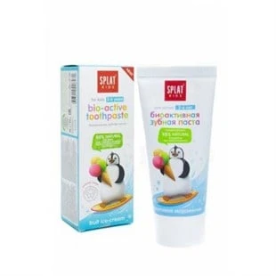 Splat Kids Meyveli Dondurma Tadında 2-6 Yaş Arası Doğal Diş Macunu 50 ml ürün görseli 1