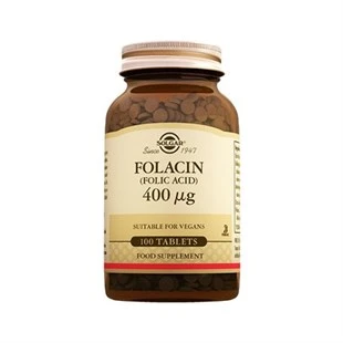 Solgar Folic Acid 400 mcg 100 Tablet ürün görseli 1
