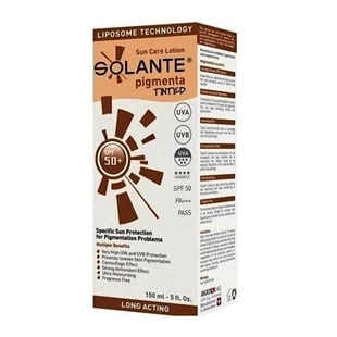 Solante Pigmenta Tinted Sun Care Lotion SPF50+ 150 ml ürün görseli 1