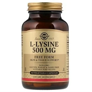 Solgar L-Lysine 500 mg 50 Kapsül ürün görseli 1