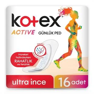Kotex Active Günlük Ped 16'lı ürün görseli 1