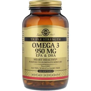 Solgar Omega-3 950 mg 100 Kapsül ürün görseli 1