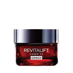L'Oreal Paris Dermo Revitalift Laser X3 Yoğun Yaşlanma Karşıtı Gündüz Kremi 50 ml ürün görseli 1