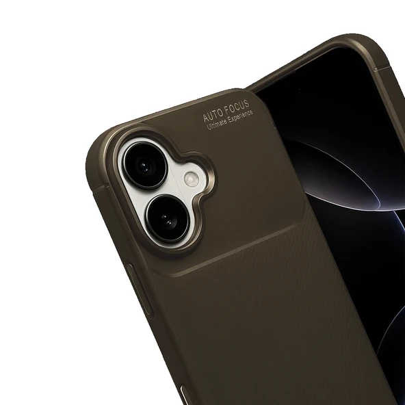 iPhone 17 Kılıf Focus Carbon Silikon Kapak - Resim 6