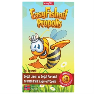 Easyfishoil Propolisli Omega 3 Jel Tablet 30'lu ürün görseli 1