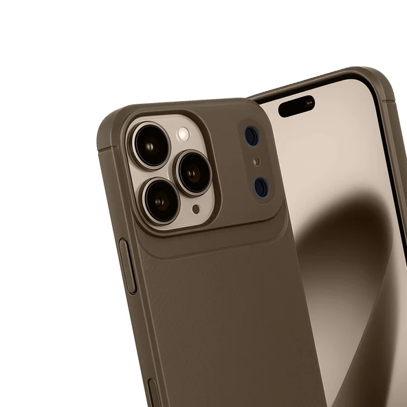 iPhone 17 Pro Kılıf Focus Carbon Silikon Kapak - Resim 10
