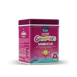 Ocean Smart Gummies Sambucus 64'lü ürün görseli 1