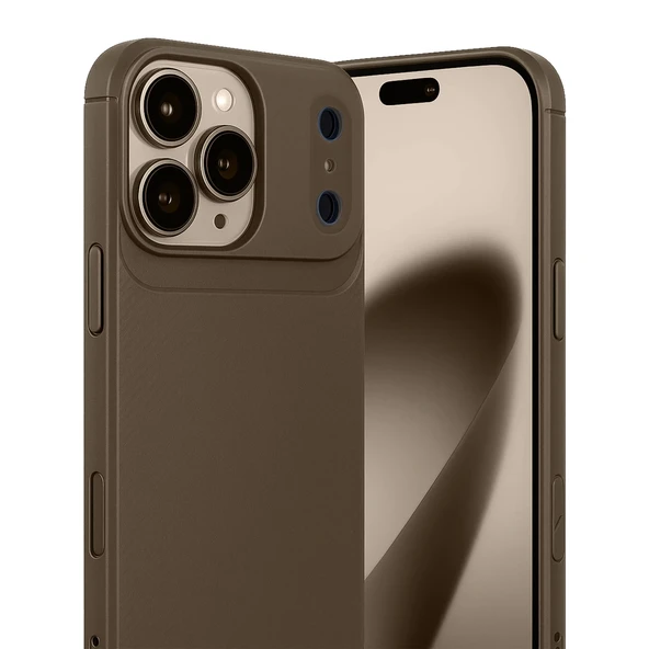iPhone 17 Pro Kılıf Focus Carbon Silikon Kapak - Resim 9