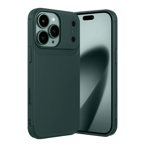 iPhone 17 Pro Kılıf Focus Carbon Silikon Kapak - Resim 2