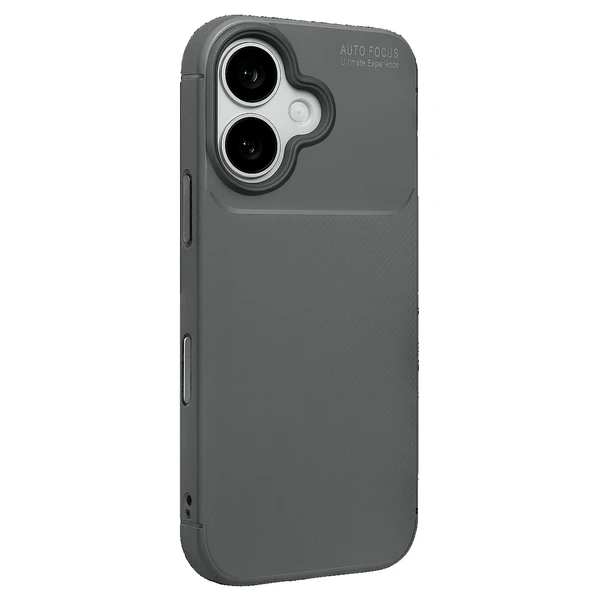 iPhone 17 Kılıf Focus Carbon Silikon Kapak - Resim 4