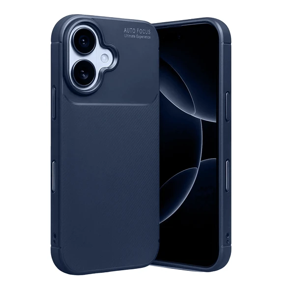 iPhone 17 Kılıf Focus Carbon Silikon Kapak - Resim 11