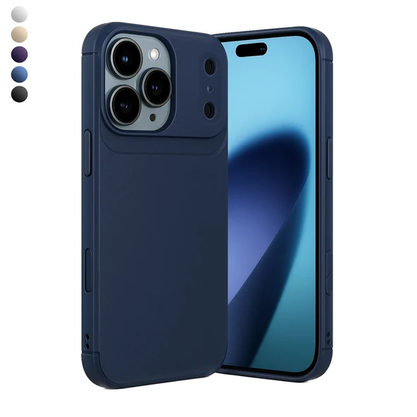 iPhone 17 Pro Max Kılıf Focus Carbon Silikon Kapak ürün görseli 1