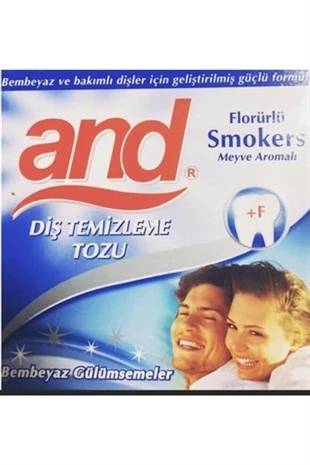 And Diş Parlatma Tozu Smokers 40 gr ürün görseli 1