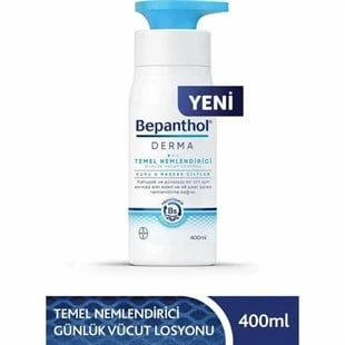 Bepanthol Derma Temel Nemlendirici Günlük Vücut Losyonu  Kuru ve Hassas Ciltler 400 ml ürün görseli 1