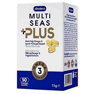 Miraderm Multi Seas Plus Omega 3 50 Yumuşak Kapsül ürün görseli 1