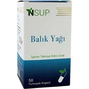 Nsup Omega 3 Balık Yağı 1000 mg 50 Softgel ürün görseli 1