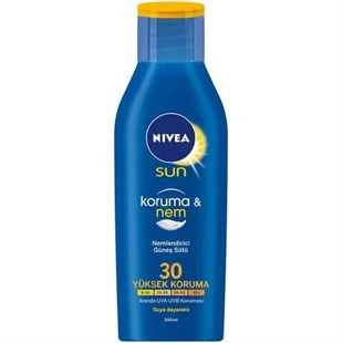 Nivea Sun Güneş Sütü Koruma & Nem Nemlendirici SPF30 200 ml ürün görseli 1