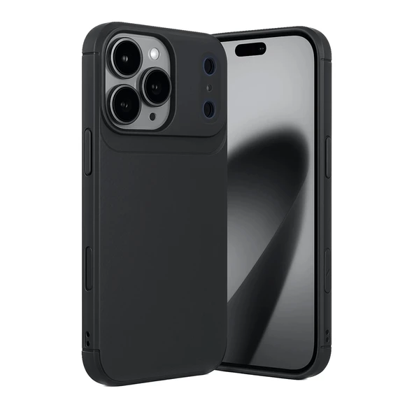 iPhone 17 Pro Max Kılıf Focus Carbon Silikon Kapak - Resim 2