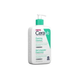 Cerave Foaming Cleanser Normal & Yağlıya Dönük Ciltler İçin 473 ml ürün görseli 1