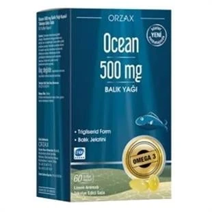 Ocean Omega 3 Balık Yağı 500 mg 60 Kapsül ürün görseli 1