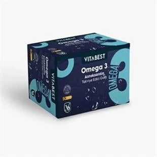 Vitabest Omega 3 Astaksantin 50 Yumuşak Kapsül ürün görseli 1