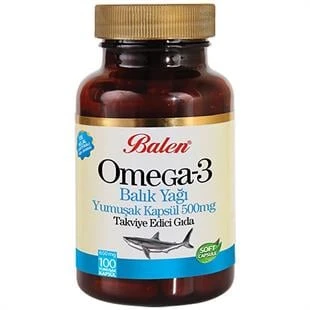 Balen Omega 3 Balık Yağı 650 mg 100 Yumuşak Kapsül ürün görseli 1