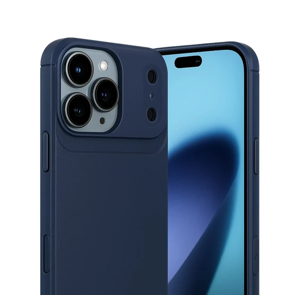 iPhone 17 Pro Kılıf Focus Carbon Silikon Kapak - Resim 12