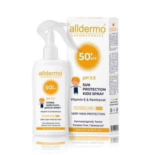 Alldermo Baby Güneş Kremi Sprey SPF50+ 200 ml ürün görseli 1