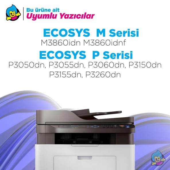 Kyocera TK-3170 Muadil Toner 20'lu 1 Koli Avantaj Paket / Ecosys M3860 / P3050 / P3055 / P3060 / P3150 / P3155 ürün görseli 1