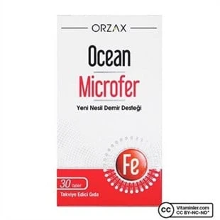 Ocean Microfer 30 Tablet ürün görseli 1