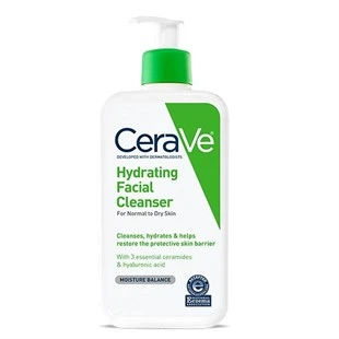 Cerave Hydrating Cleanser Normal ve Kuruya Dönük Ciltler İçin Nemlendiren Temizleyici 473 ml ürün görseli 1