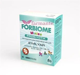 Forbiome Minies Probiyotik Damla 8 ml ürün görseli 1